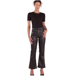 AG Quinne Cropped Black Jeans
